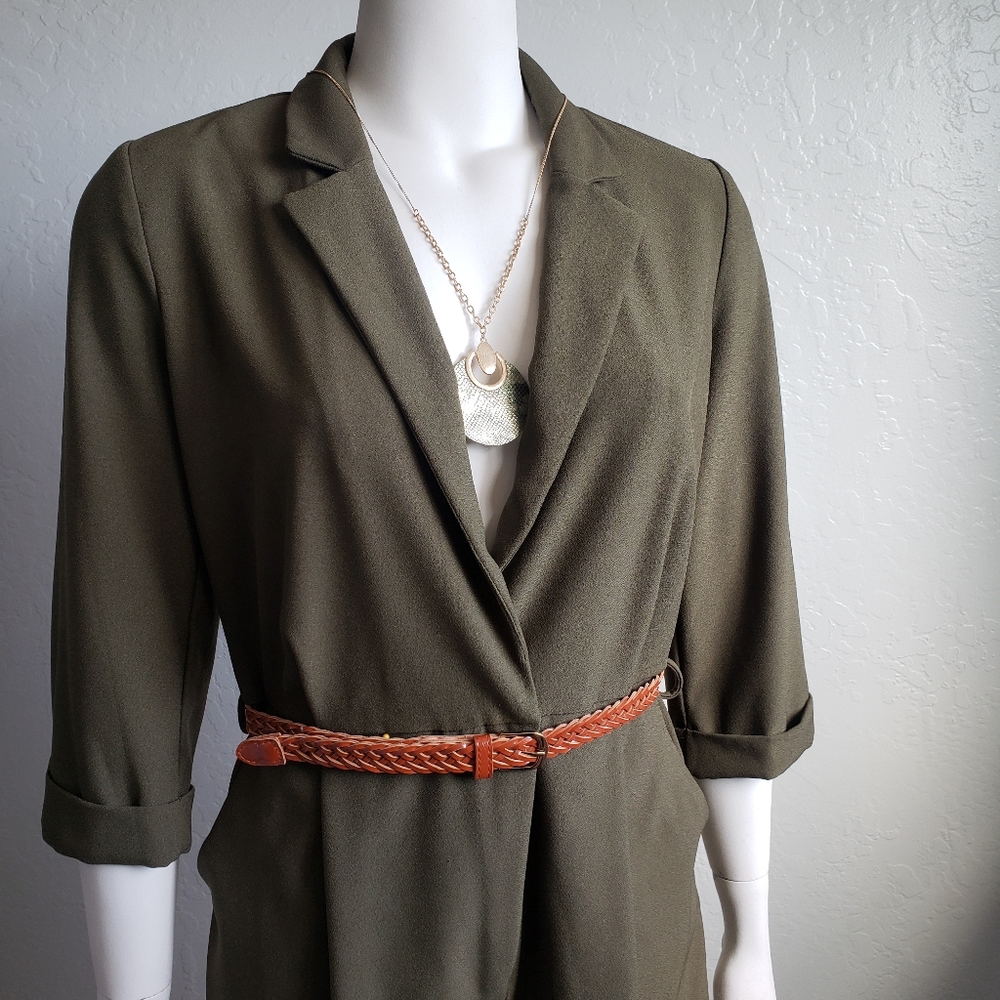Forever 21 | Surplice Romper | Color: Green | Size: M | - Picture 3 of 7